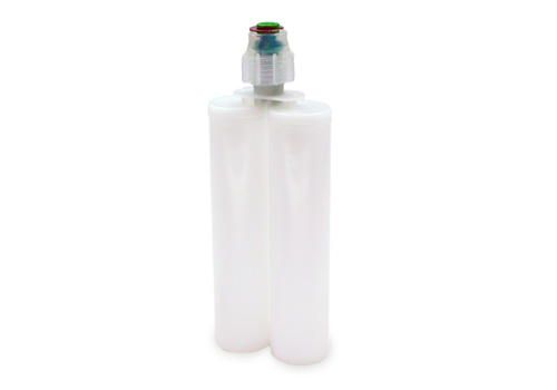 Detalle de cartucho doble Side-by-Side compatible con pistolas estándar de aplicación